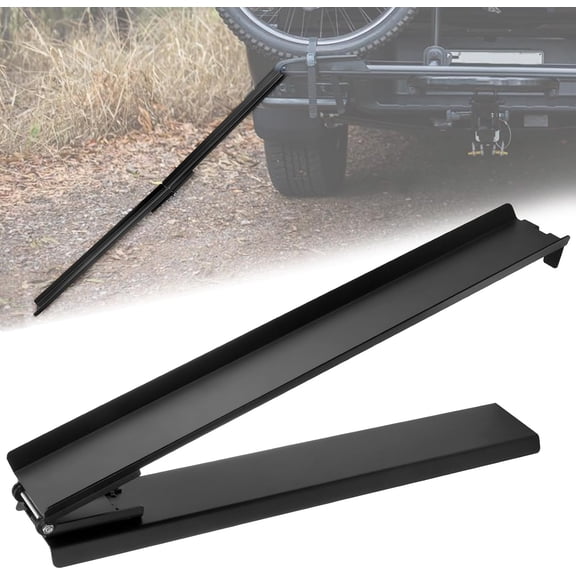 Bike Rack Loading Ramp, 48" Foldable E-Bike Loading Ramp for MTB, Road Bike | 4" Wide Track Heavy-Duty Fit for Bikes, Fat Tires and Mopeds