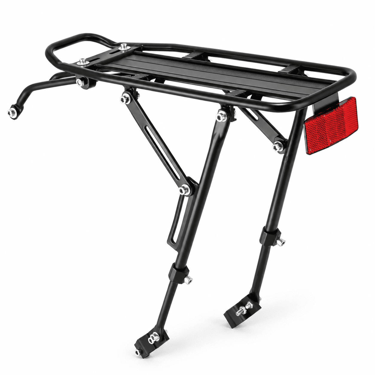 Bike Rack, Universal Adjustable Bicycle Rear Rack with Reflector for ...