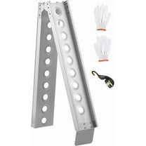 Bike Ramp 1PC Truck Ramp 440LBS 77x7ATV Loading Ramp for Pickup Trucks Lawn Mower Motorcycle Shed Trailer Car Ramps for Tailgat Cart Dirt Bike Motorcycle Accessorie Alumnium Portable Ramps with Strap