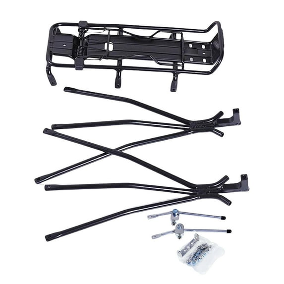 Bike Rear Carrier Rack Cargo Pannier Rack Touring Carrying Rack Storage
