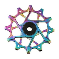 Bike Rear Derailleur Pulley 12T Guide Wheel Pottery Ball Bearing for Sram Multicolour