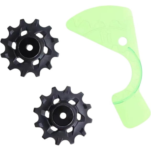 Bike Rear Derailleur Pulley Assembly 12-Tooth | Compatible with S RAM XX1/X01/X1/GX/HX, 11 Speed Series, Pulley Set, Includes Alignment Tool