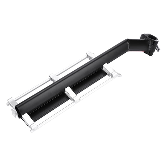 Bike Rear Rack, 9KG Load, Seat Post Mount, Alloy, Fits Most Bikes