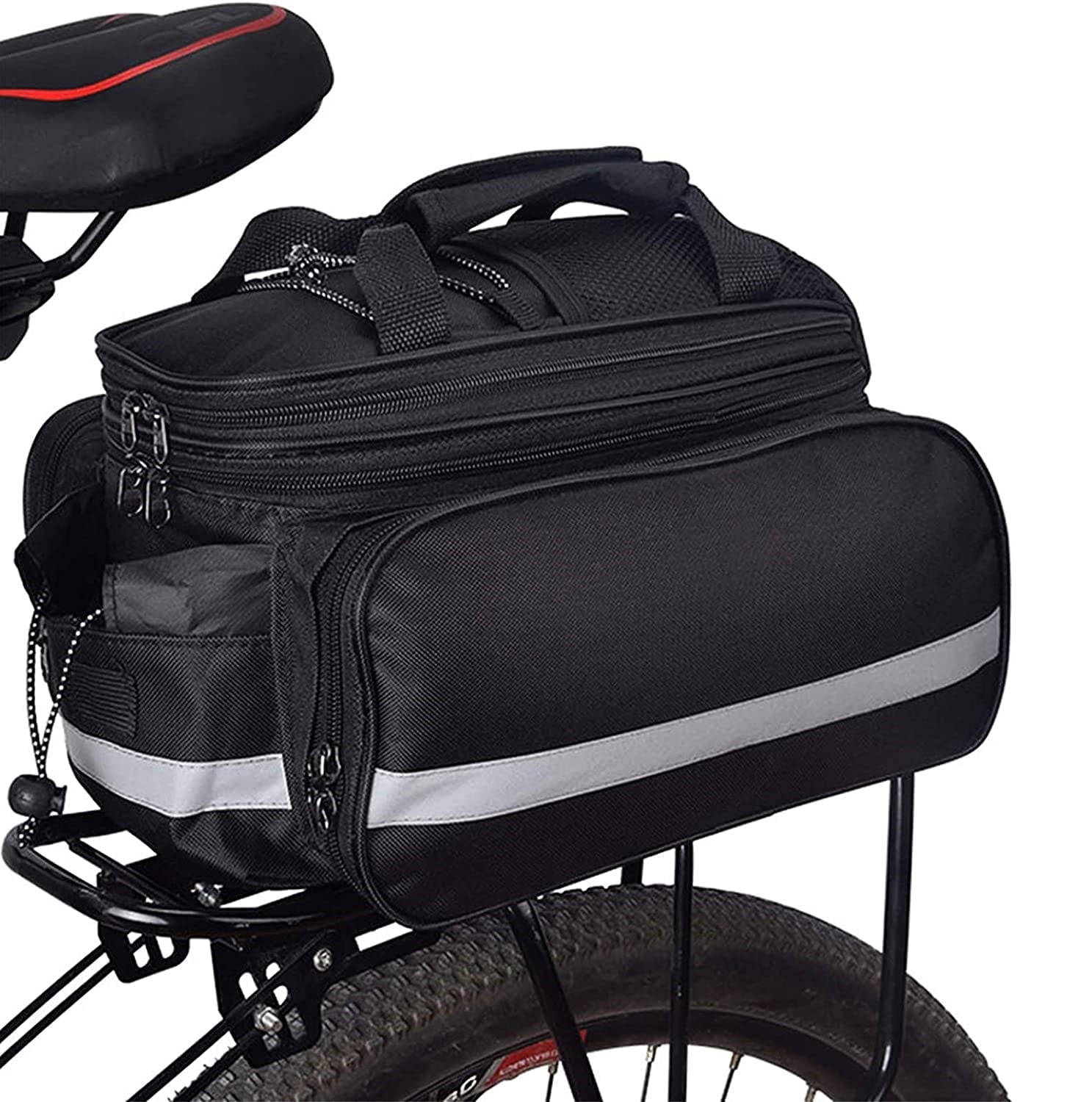 Bike Rear Rack Bag,Bicycle Trunk Bag,Bike Panniers Bag,Cycling Luggage ...