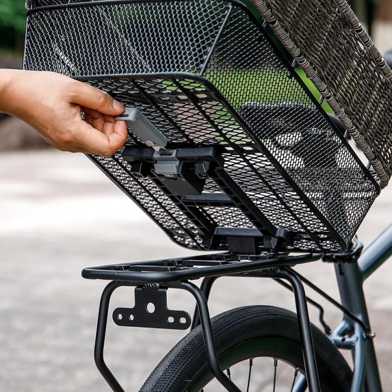 Bike Rear Rack Compatible with MIK System - Adjustable Cargo Rack for 26-29 Inch Wheels