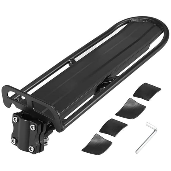 Bike Rear Rack Retractable Aluminum Alloy Bicycle Cargo Rack Mount