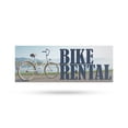 thumbnail image 1 of Bike Rental Vinyl Decal 12 Inch x 5 Inch Weatherproof Heavy-Duty Adhesive Backing | Outdoor Activities, Tourism Services, Eco-Friendly Travel | Made in USA, 1 of 6