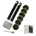 Bike Repair Patches Tool Set Self Adhesive Glueless Tire Patches Kit