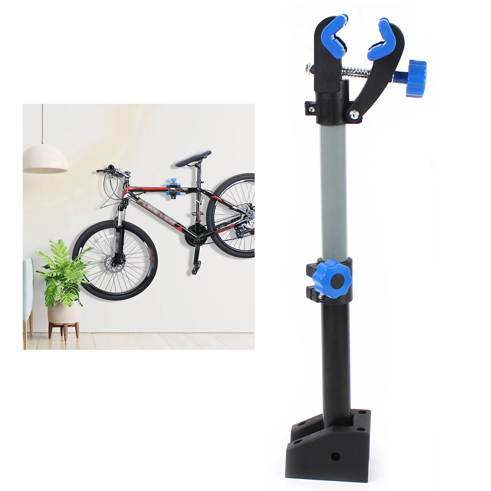Bike Repair Stand Bicycle Maintenance Rack Workstand Bike Clamp Wall ...