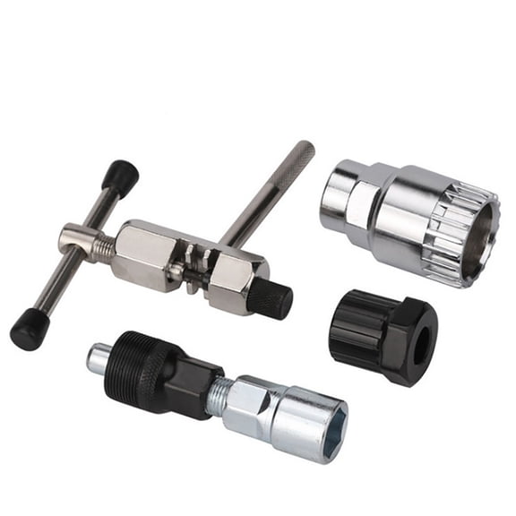 Bike Repair Tool Kits Chain Splitter Bottom Bracket Remover Freewheel Remover Crank Puller for Road Bike & Mountain Bikes