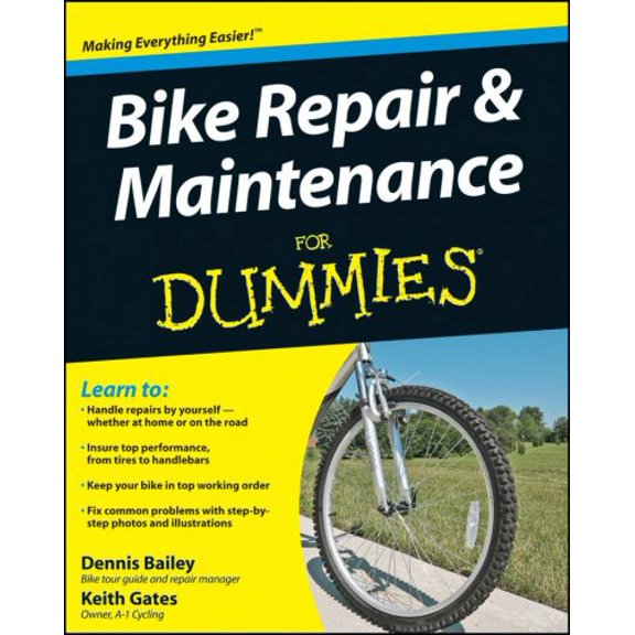 Pre-Owned Bike Repair and Maintenance for Dummies (Paperback) 0470415800 9780470415801