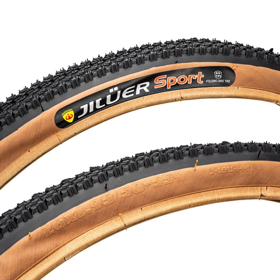 Bike Replacement Tire Mountain Bike Tire Replacement Foldable Tire with Refined Tread Pattern for Mountain Road Bike 26 27.5 29 700C Lightweight Durable Rubber Tire