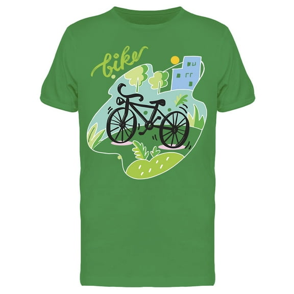 Bike Ride Through The City Tee Men's -Image by Shutterstock