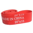 Bike Rim Strip Red PVC Tire Liner Full Coverage Protection Anti