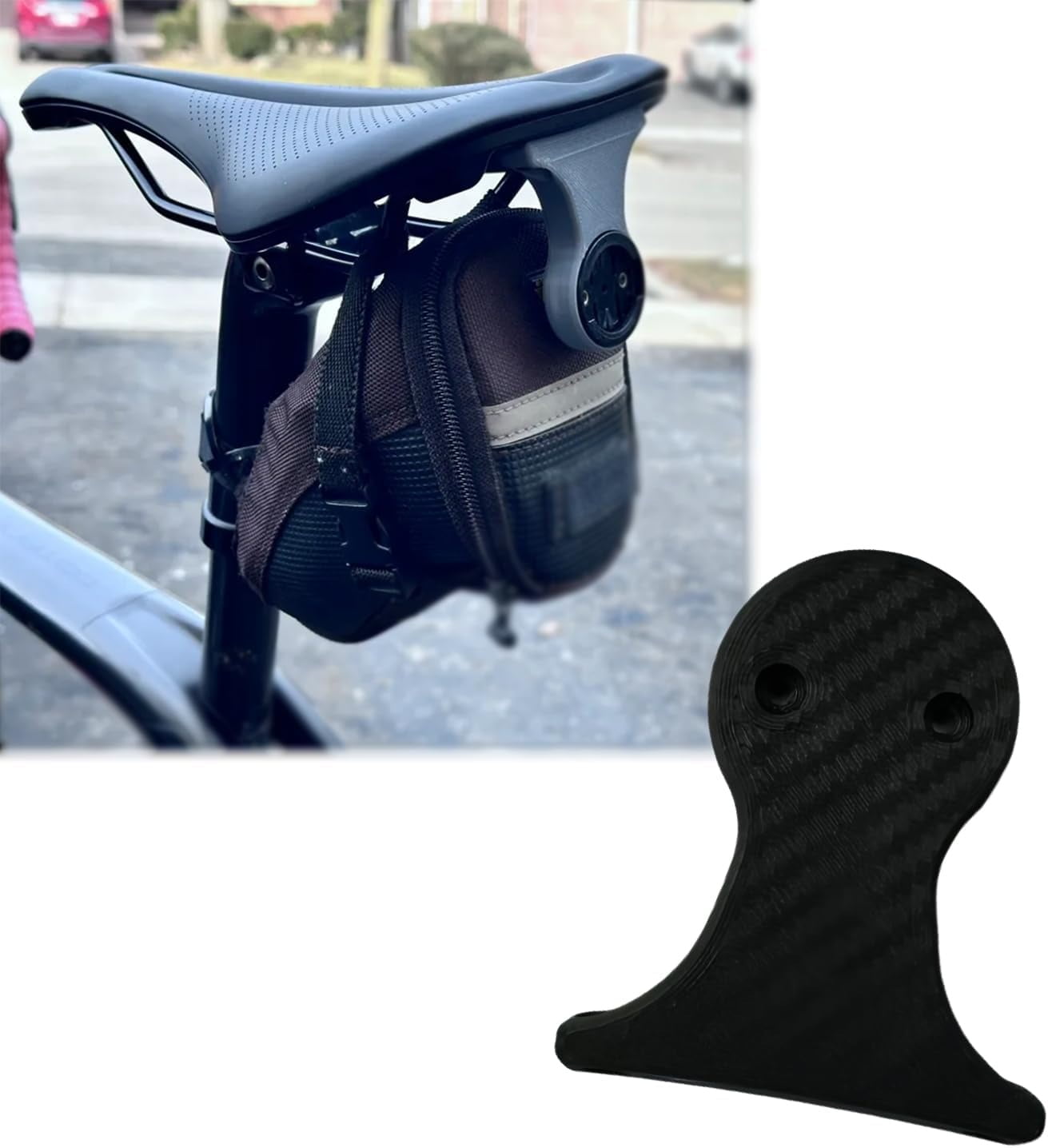 Support De Selle Mlab Pour Garmin Varia - Système Blendr Bontrager - Fabriqué En Italie