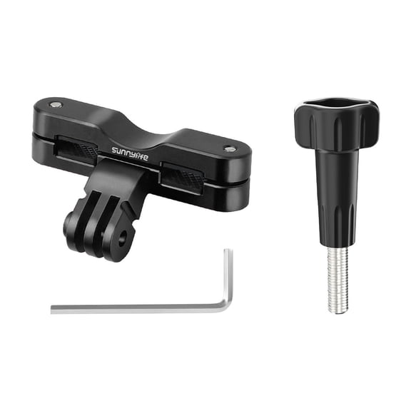 Bike Seat Camera Mount for Action Cameras - Bigcan Aluminum Rear Saddle Clamp Compatible with GoPro 13, Action5Pro, Insta360 X4 for MTB Cycling Footage Recording