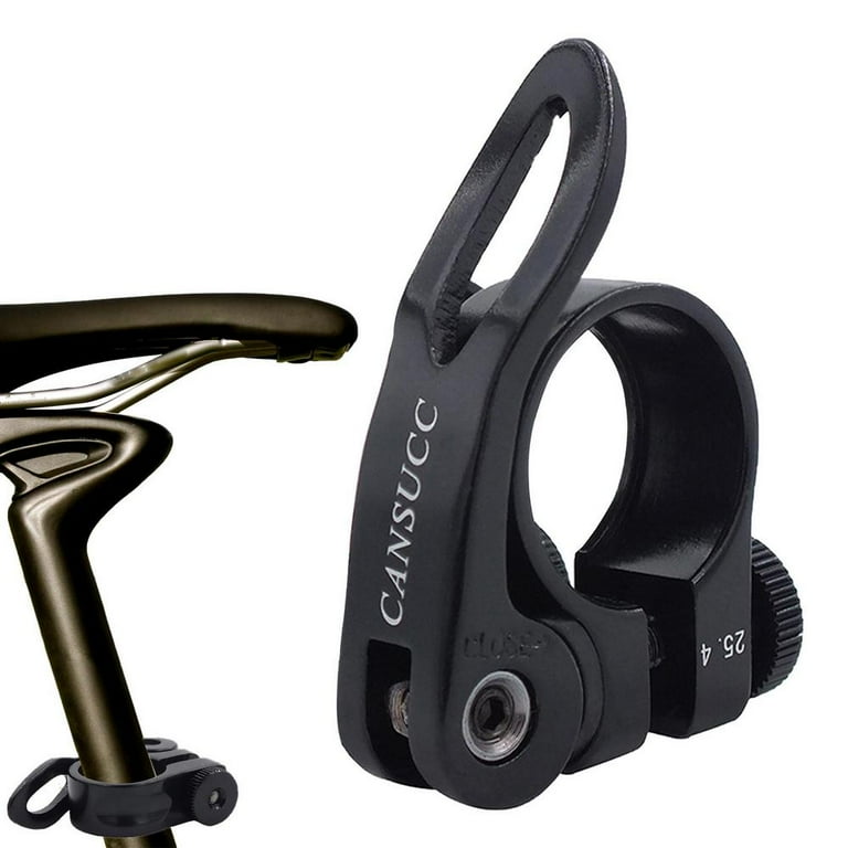 Bike seat quick release clearance lever