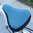 thumbnail image 1 of Bike Seat Cover Breathable 3D Mesh Bicycle Saddle Cushion Cover Heat Insulation Sunscreen Comfortable Seat Protector for Mountain Bikes and Road Bikes, 1 of 3