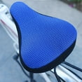 thumbnail image 1 of Bike Seat Cover Breathable 3D Mesh Bicycle Saddle Cushion Cover Heat Insulation Sunscreen Comfortable Seat Protector for Mountain Bikes and Road Bikes, 1 of 4