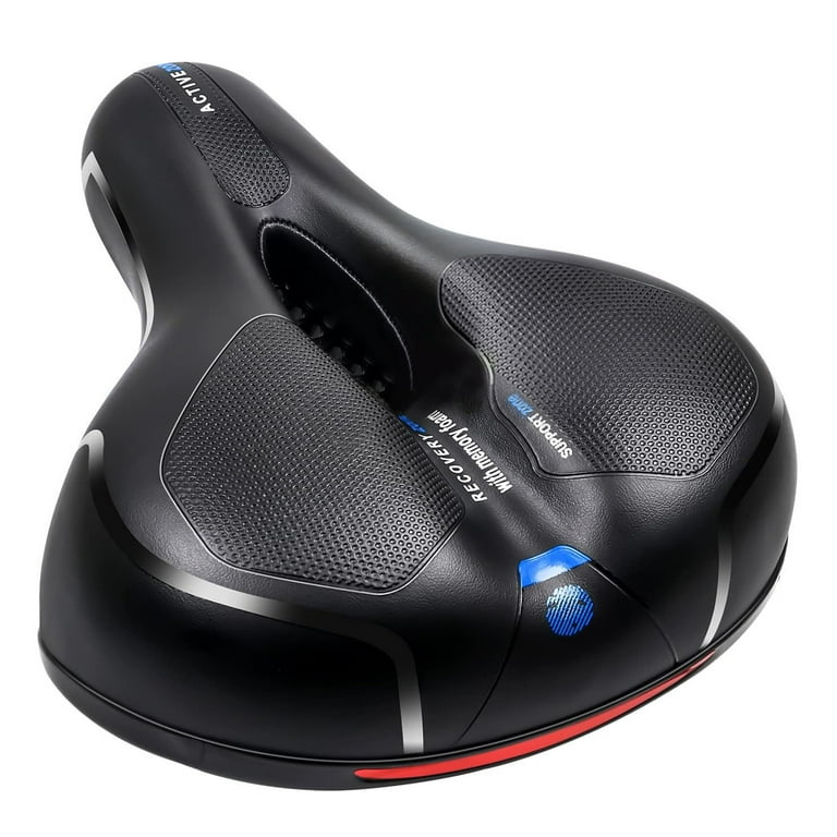 Bike Seat Cushion Bicycle Saddle with Dual Shock Absorbing Ball Memory Foam Fit for Stationary Exercise Indoor Mountain Road Bikes Walmart