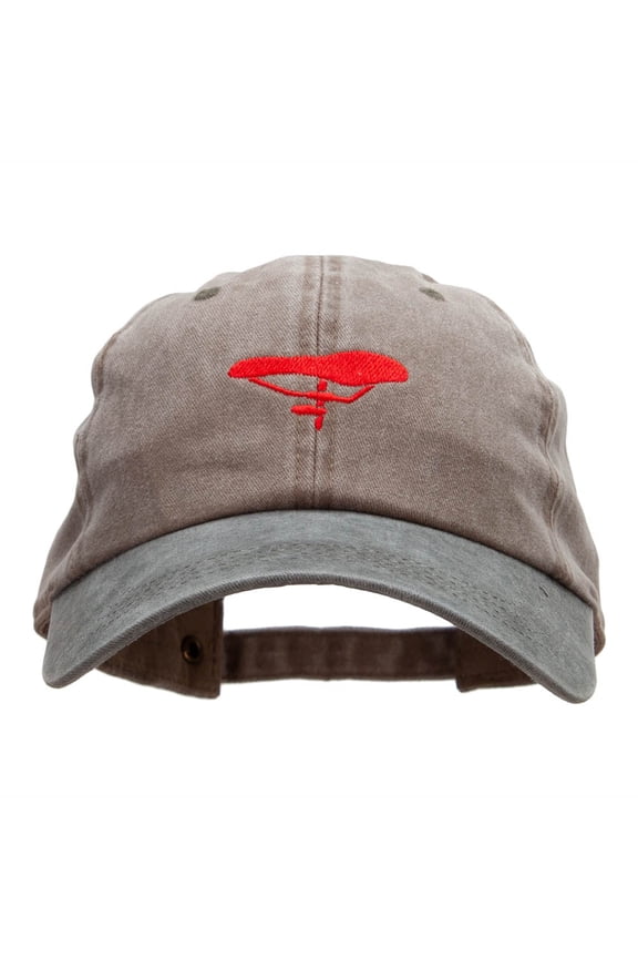 Bike Seat Embroidered Unstructured Cotton Cap - Khaki Green OSFM