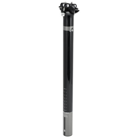Bike Seat Posts Durable Bike Saddle Post Seat Tube Gloss Black Gray 1 Pc 31.6x400mm Carbon Fiber