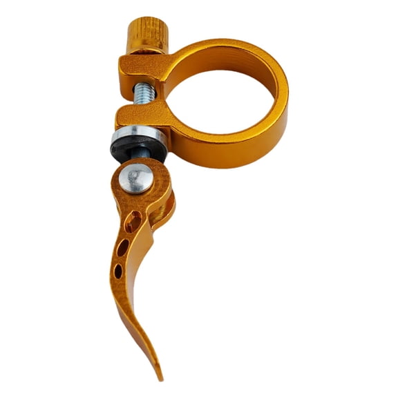 Bike Seatpost Clamp Bicycle Seat Tube Clip For 27.2-28.6Mm Bike Aluminum Alloy Seatpost Cycling Accessories Silver Fangkenuo