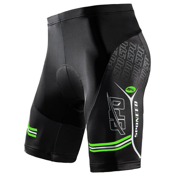 Mens Biking Shorts Padded Bike Pants Mountain Cycling Shorts with Padding Bicycle Gear Green L