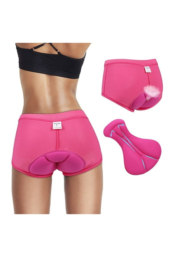 Bike Shorts for Women, High Waist 3D Padded Cycling Capris, Breathable Quick Dry Bike Tights, Bicycle Leggings XL