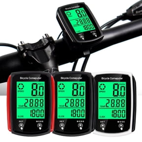 Bike Speedometer, Bicycle odometers,Bicycle Speedometer Cycle Bike Computer Waterproof Bike Odometer with LCD Display Speedometer Accurate Speed Tracking & Multi-Function