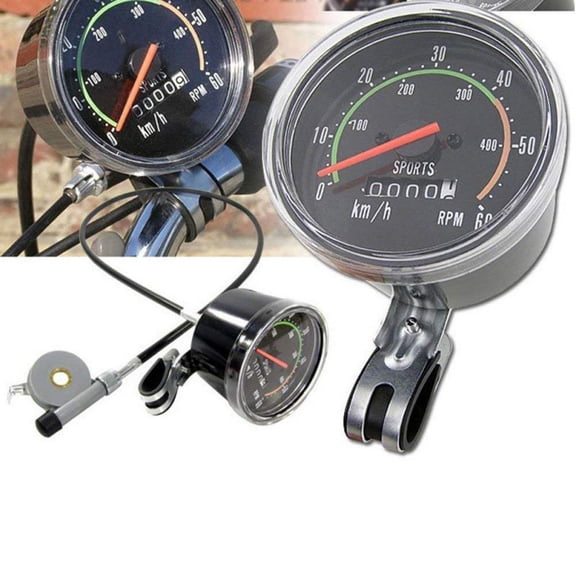 Bike Speedometer Computer Wireless Bicycle Odometer with LCD Display for Mountain Road Cycling Fitness Tracking