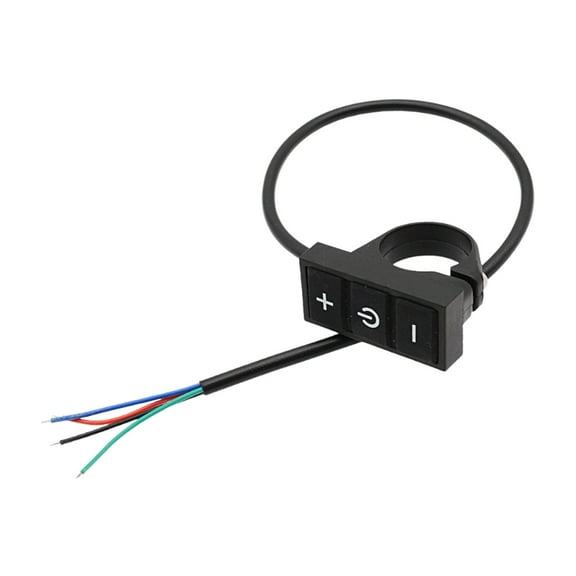 Bike Speedometer Switch Electric Bike Display Push Button Waterproof ABS Material for Mountain Bike Handlebar Use