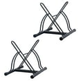 thumbnail image 1 of Bike Stand Set of 2 – Each Durable Steel Rack holds 2 Mountain, Road, or Kids Bikes - Indoor or Outdoor Bike Storage for 4 Cycles by RAD Cycle, 1 of 4