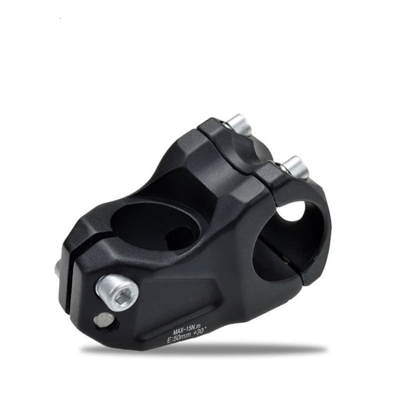 Bike Stem Aluminum Alloy Fixed Gear Bicycle Stem Mountain bike accessories28.6x31.8mm, Black