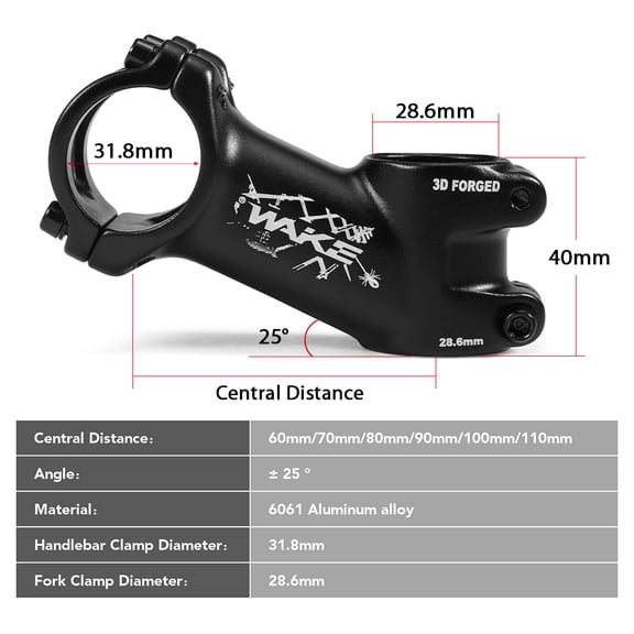 Bike Stem,Bike Stem Mountain Road Bike Stem Stem Mountain 25 Stem Stem Buzhi Zdhf