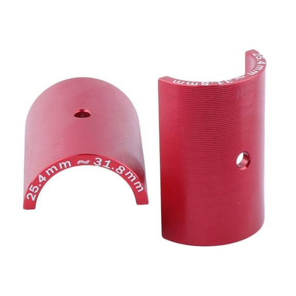 Bike Stem Reducer Handlebar Adapter to / to 35mm Spacer Sleeve - Red, to 25.4 to 31.8