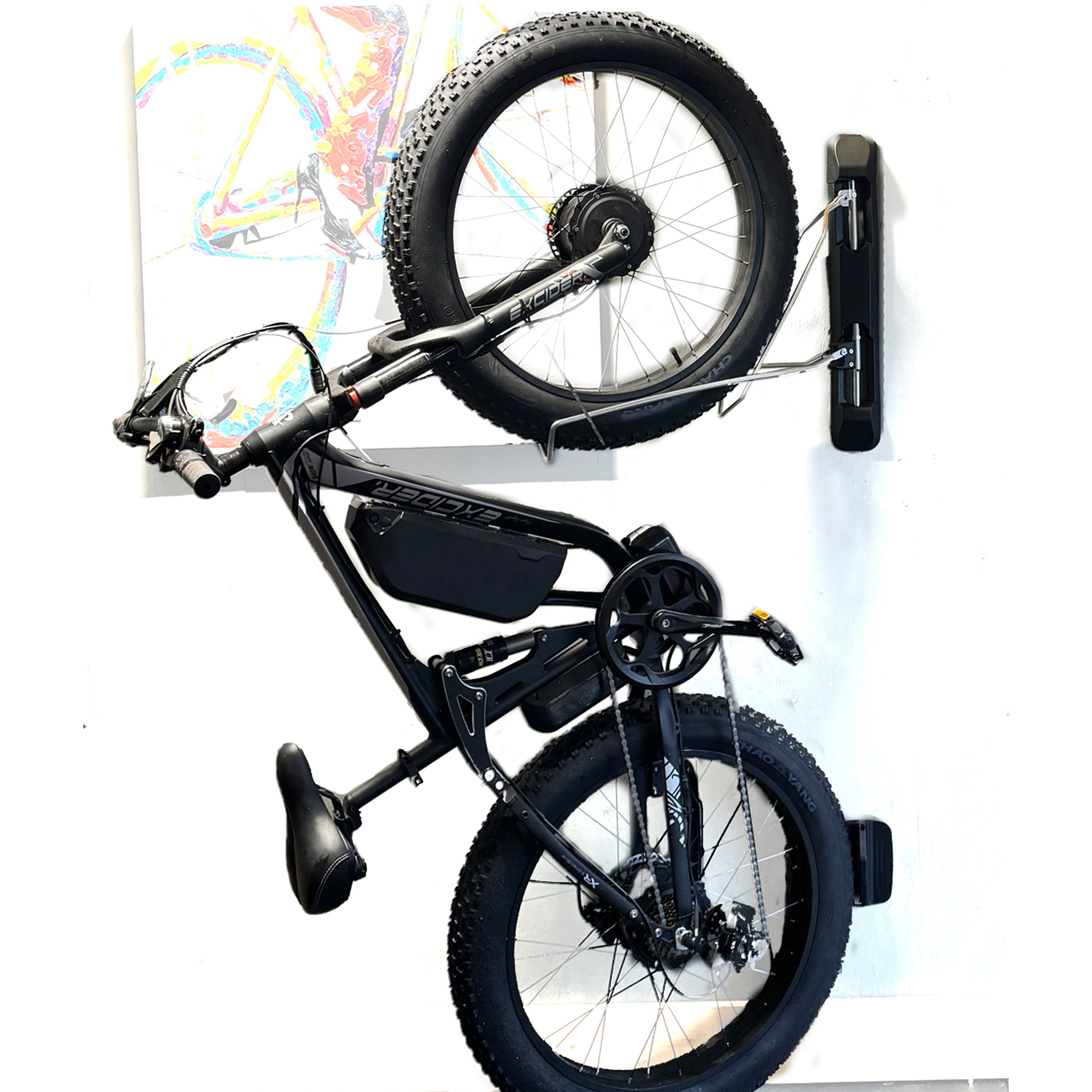 Bike Storage Rack: Swivel Wall Mount for Effortless Indoor Storage ...
