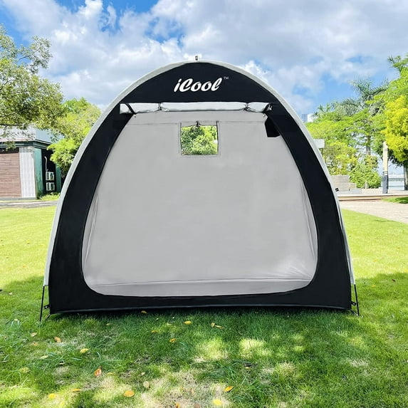 Bike Storage Shed Tent + 2 Pack of Repalcemaents Tent Poles