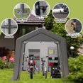 thumbnail image 1 of Bike Storage Shed Tent,Outdoor Portable Bicycle Storage Sheds with Roll-up Zipper Doors,Waterproof and Sun Resistant Bike Covers Shelter for Motorcycle,Bike,Garden Tools,Toys,Lawn Mower, 1 of 7