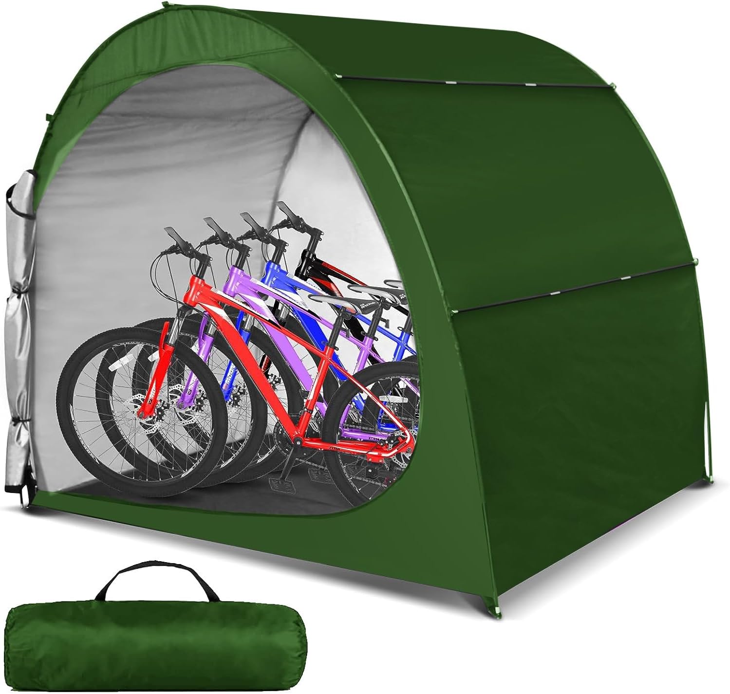 Bike Storage Tent, Outdoor Large Storage Sheds Covers for 4 Bikes