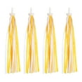 thumbnail image 1 of Uxcell Bike Streamers, Colorful Scooter Handlebar Tassels Grips Ribbon Accessories Decorations for Tricycle Handles Yellow White, 1 of 6