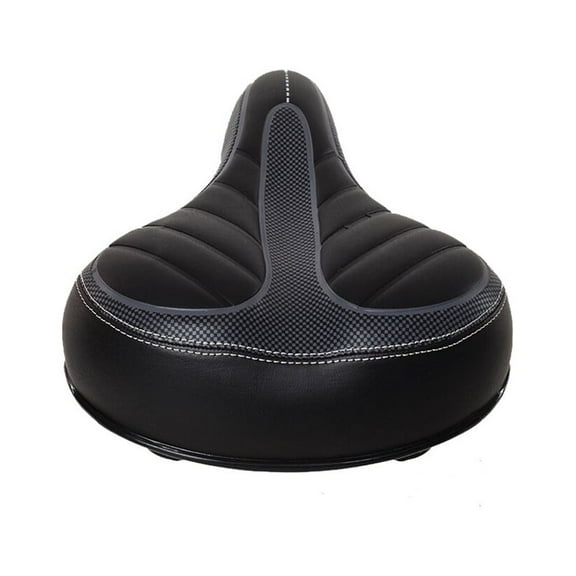 FONDOTIN Ergonomic Breathable Seat Cushion for Comfortable Cycling, Black Comfort Pad for Bike Seats