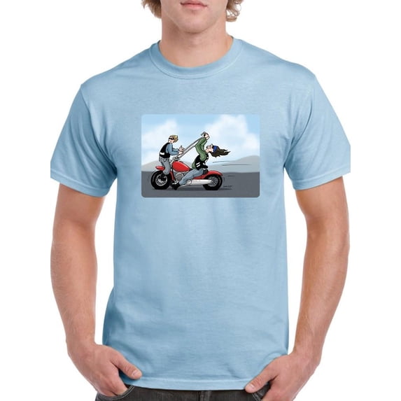 Bike Stunts. T-Shirt Men -Hamit Gis Designs, Male 4X-Large