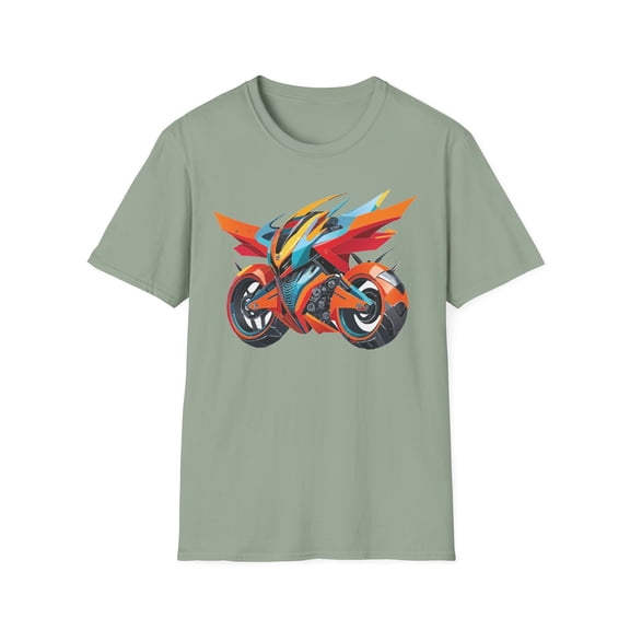 Bike T Shirt, Moto Shirt, Shirt with Motorcycle, MTB T Shirts