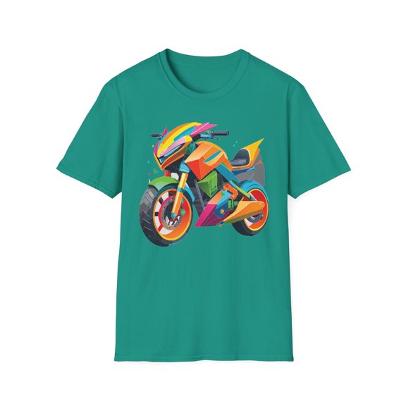 Bike T Shirt, Moto Shirt, Shirt with Motorcycle, MTB T Shirts