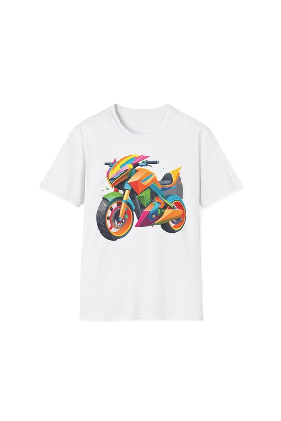 Bike T Shirt, Moto Shirt, Shirt with Motorcycle, MTB T Shirts