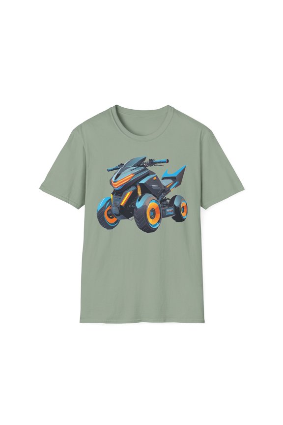 Bike Graphic Unisex Cotton Motorcycle Art Design Tee 7