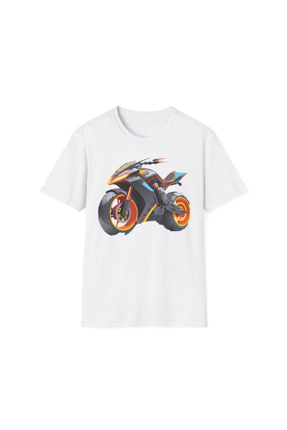 Bike T Shirt, Moto Shirt, Shirt with Motorcycle, MTB T Shirts