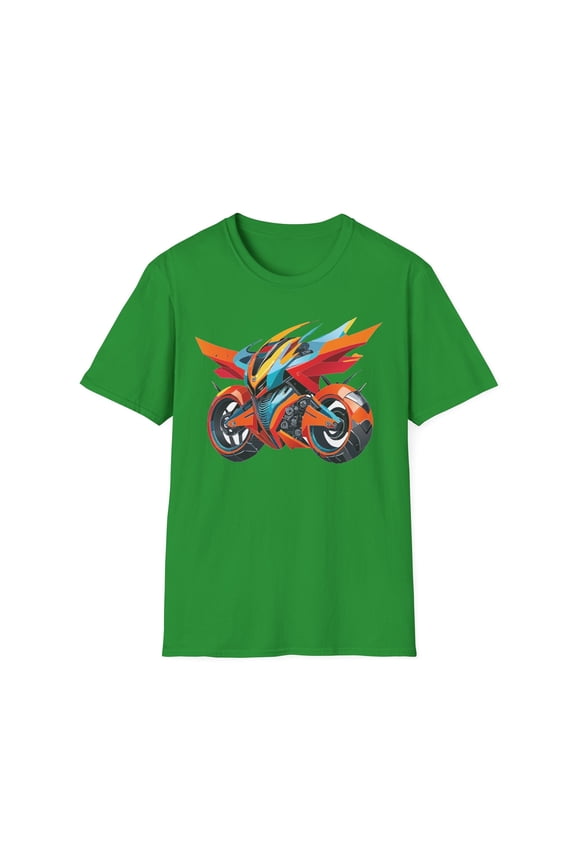 Bike T Shirt, Moto Shirt, Shirt with Motorcycle, MTB T Shirts