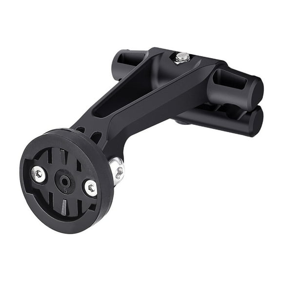 Bike Tail Light Mount Bracket For Garmin & For DJI, Plastic Cycling Rear Light Holder For Screws, Versatile Sports Camera Adapter For Low Light Safety, Black, 81X56mm
